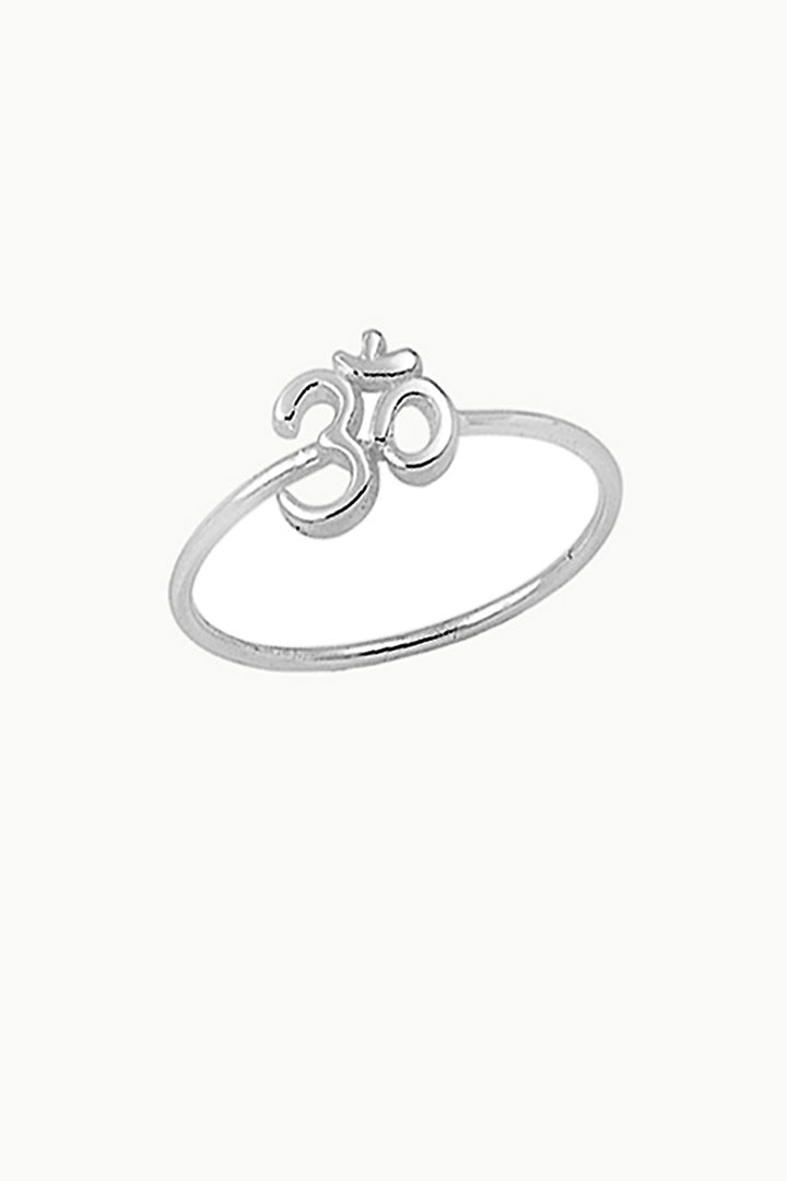 Sivalya Om Symbol Ring Sterling Silver