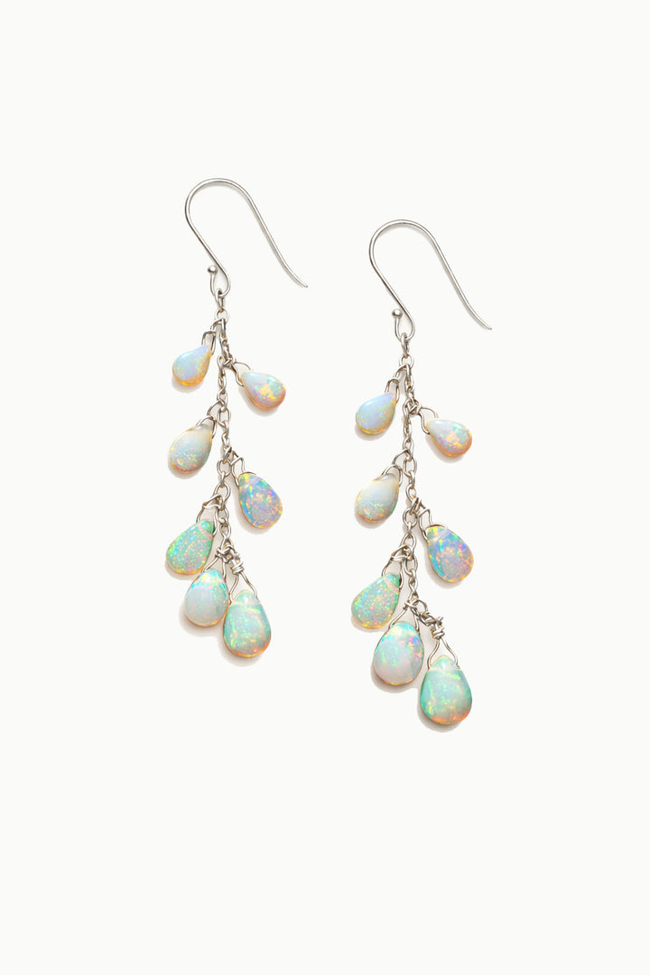 Brilliance Fire Opal Earrings