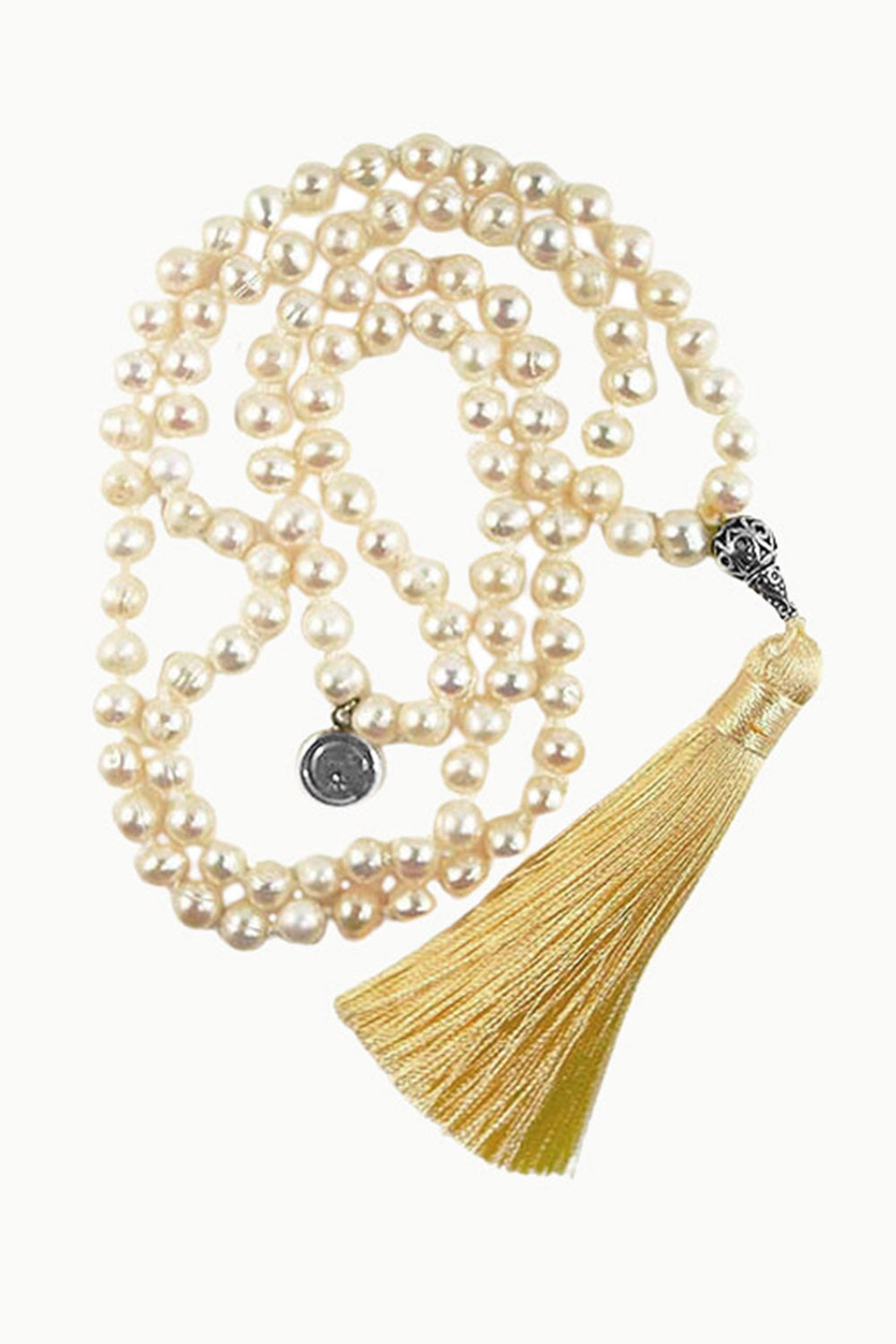 Sivalya Divine Feminine White Pearls Mala