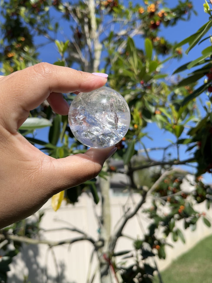 Clear Quartz Crystal Sphere #2