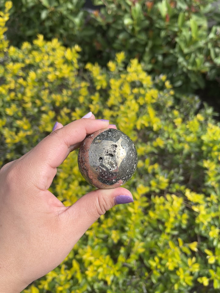 Pyrite Geode Sphere #2