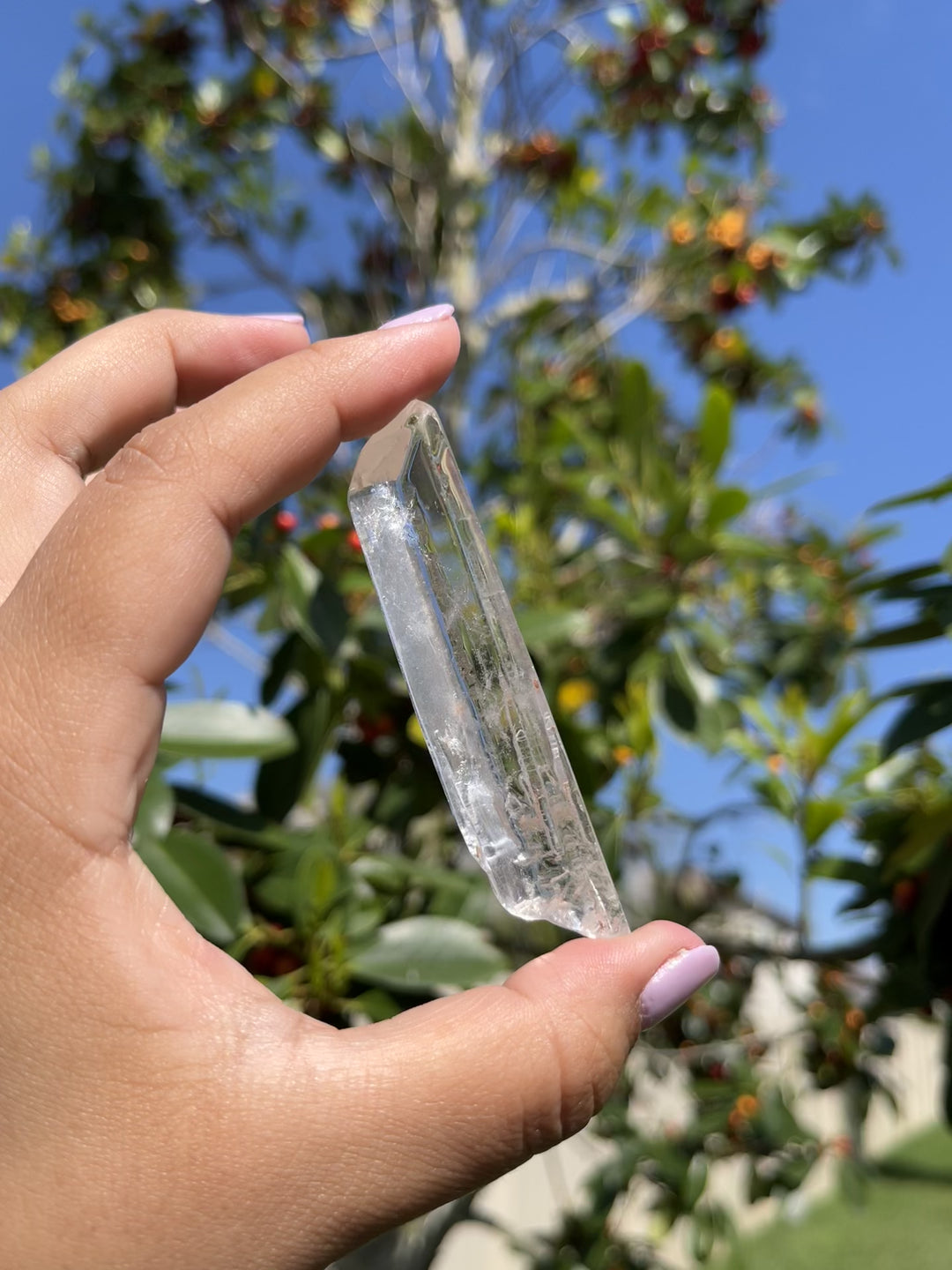 Clear Quartz Crystal Natural Point #4
