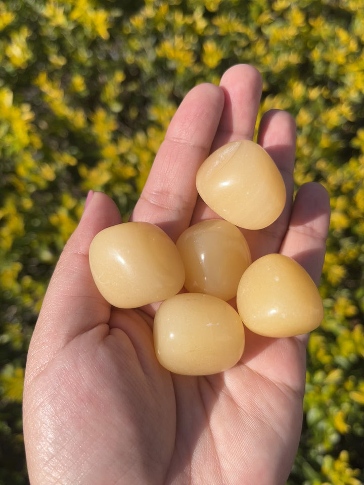 Yellow Jade Tumbles