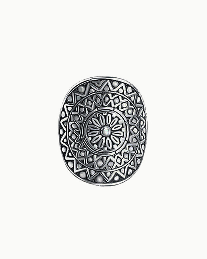 Aztec Shield Ring