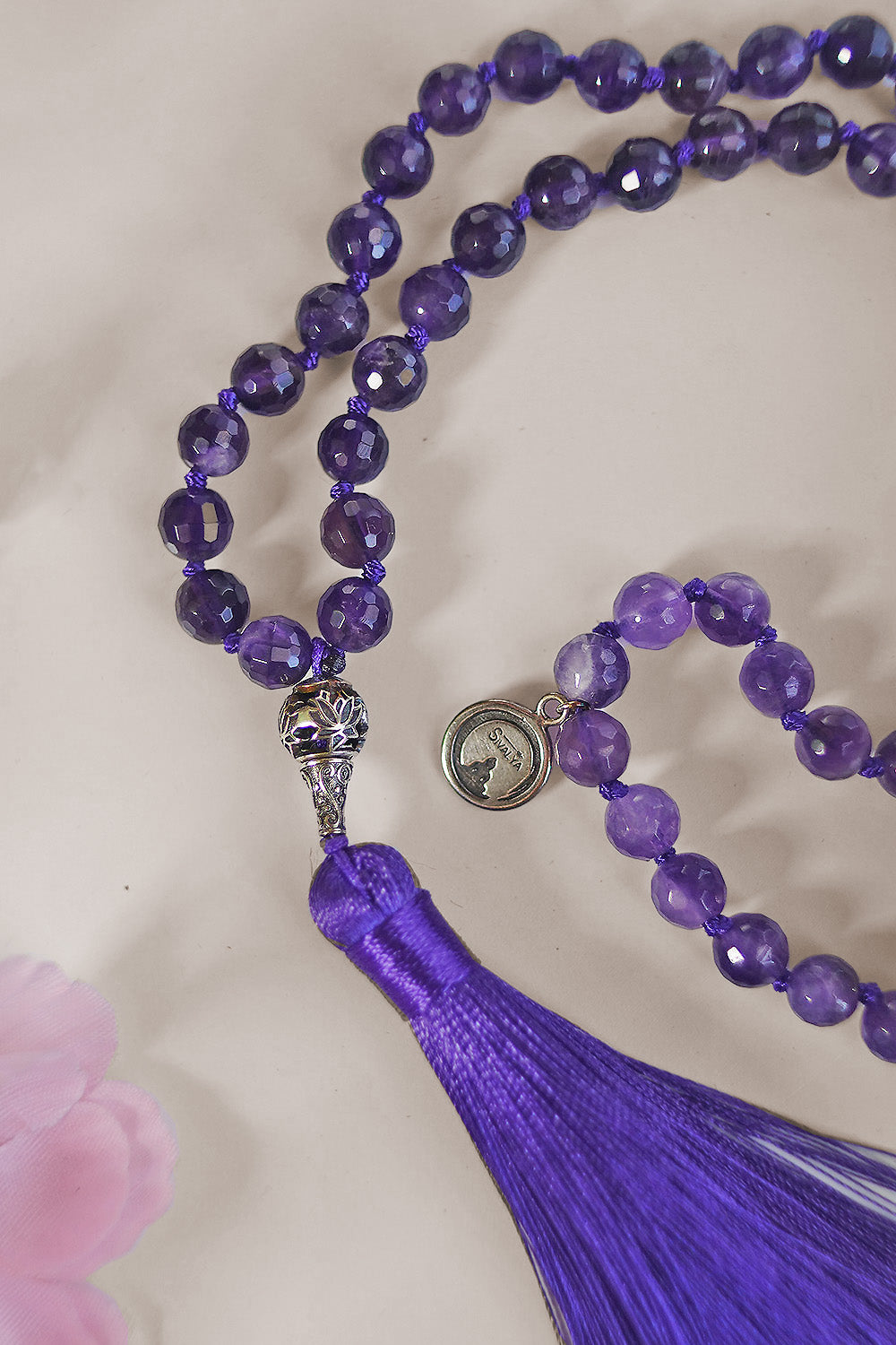 Sivalya Grounded in Peace Amethyst Mala