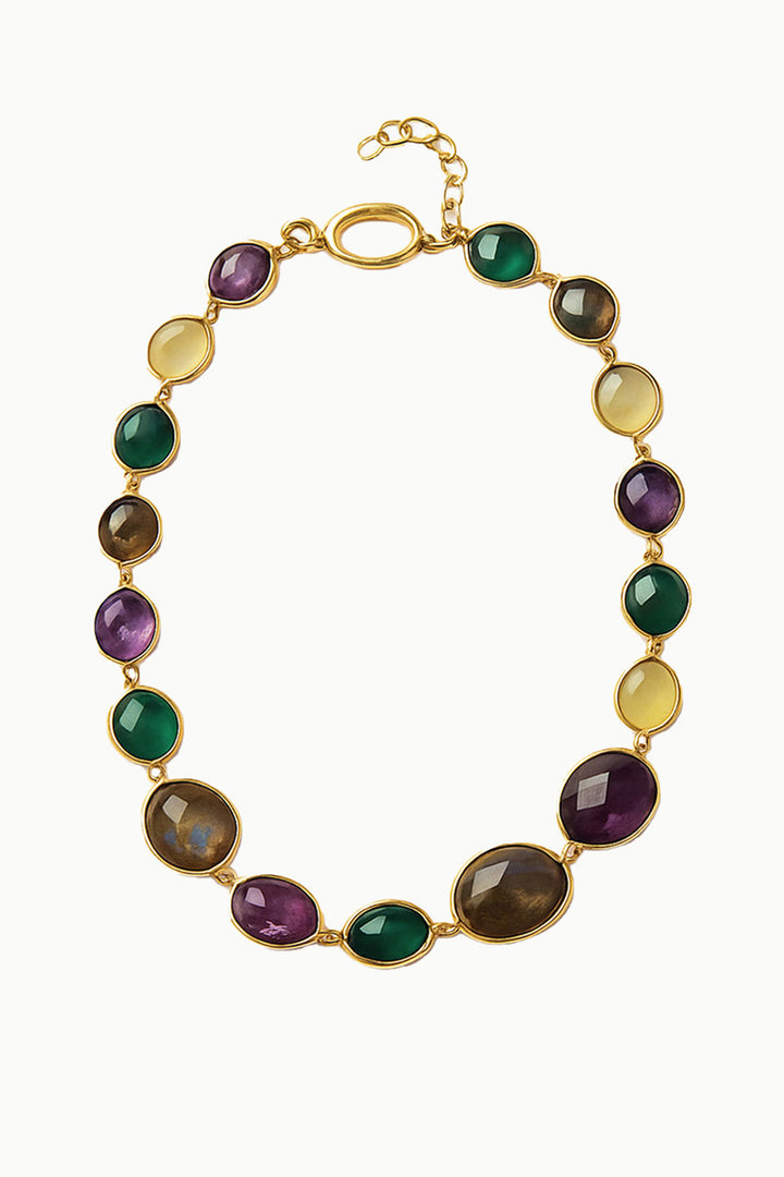 Sivalya Multi Gemstone Necklace - Paris