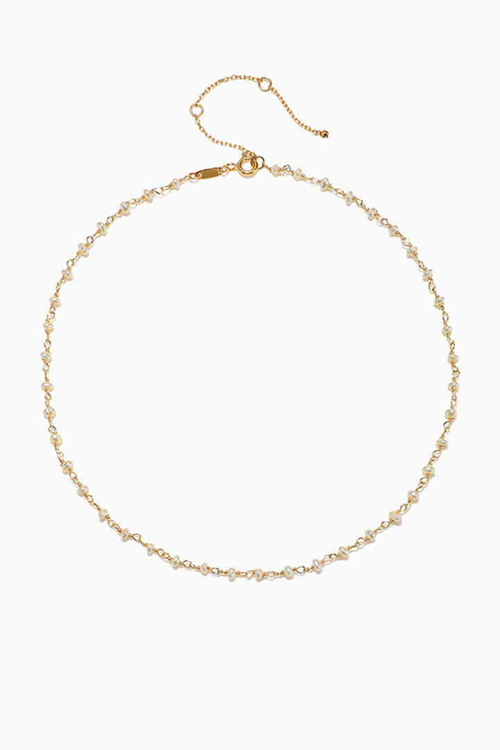 Sivalya Pearl Beaded Link Chain Necklace