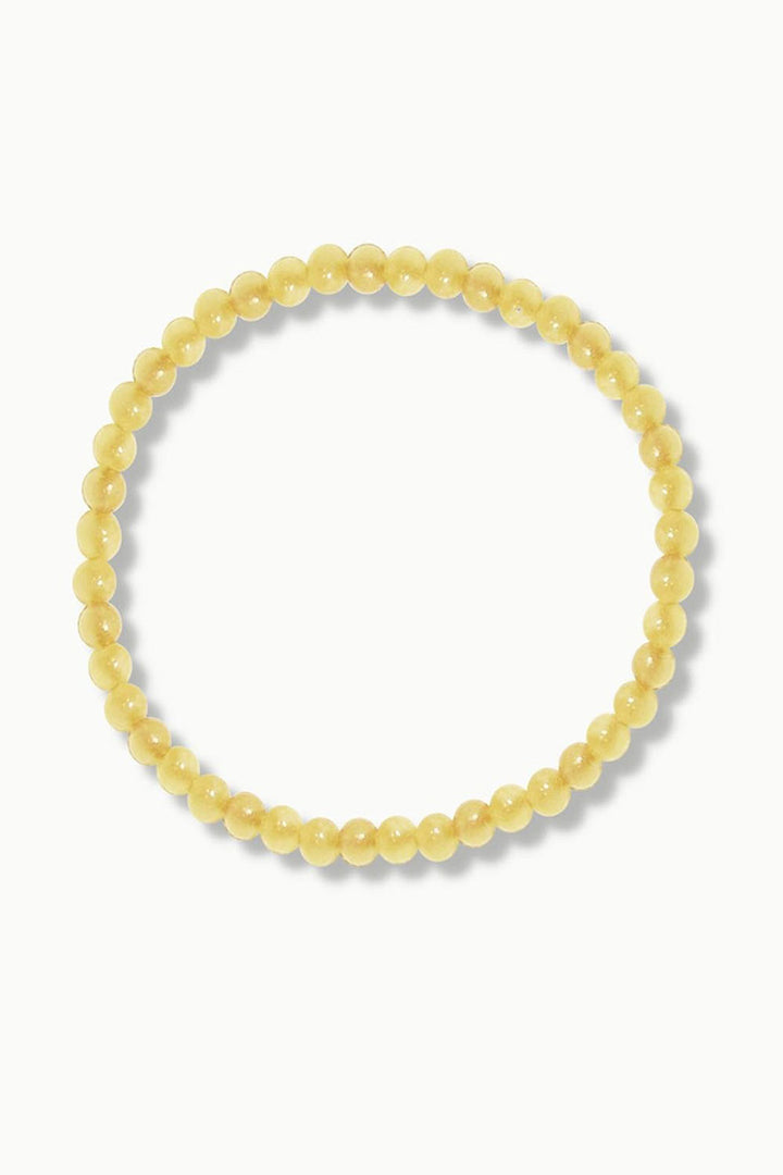 Sivalya Yellow Aragonite Gemstone Beaded Bracelet
