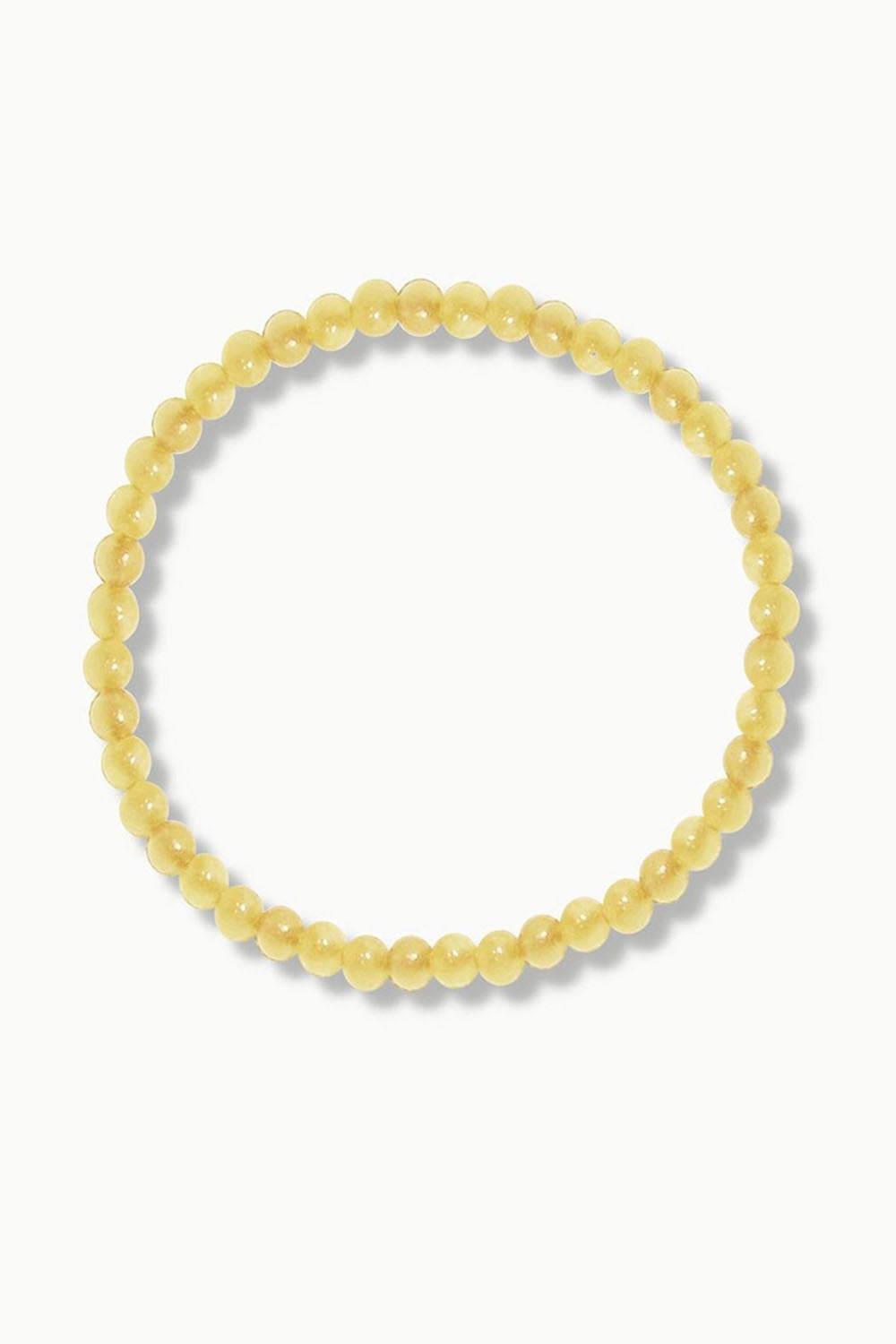 Yellow Jade Gemstone Bracelet