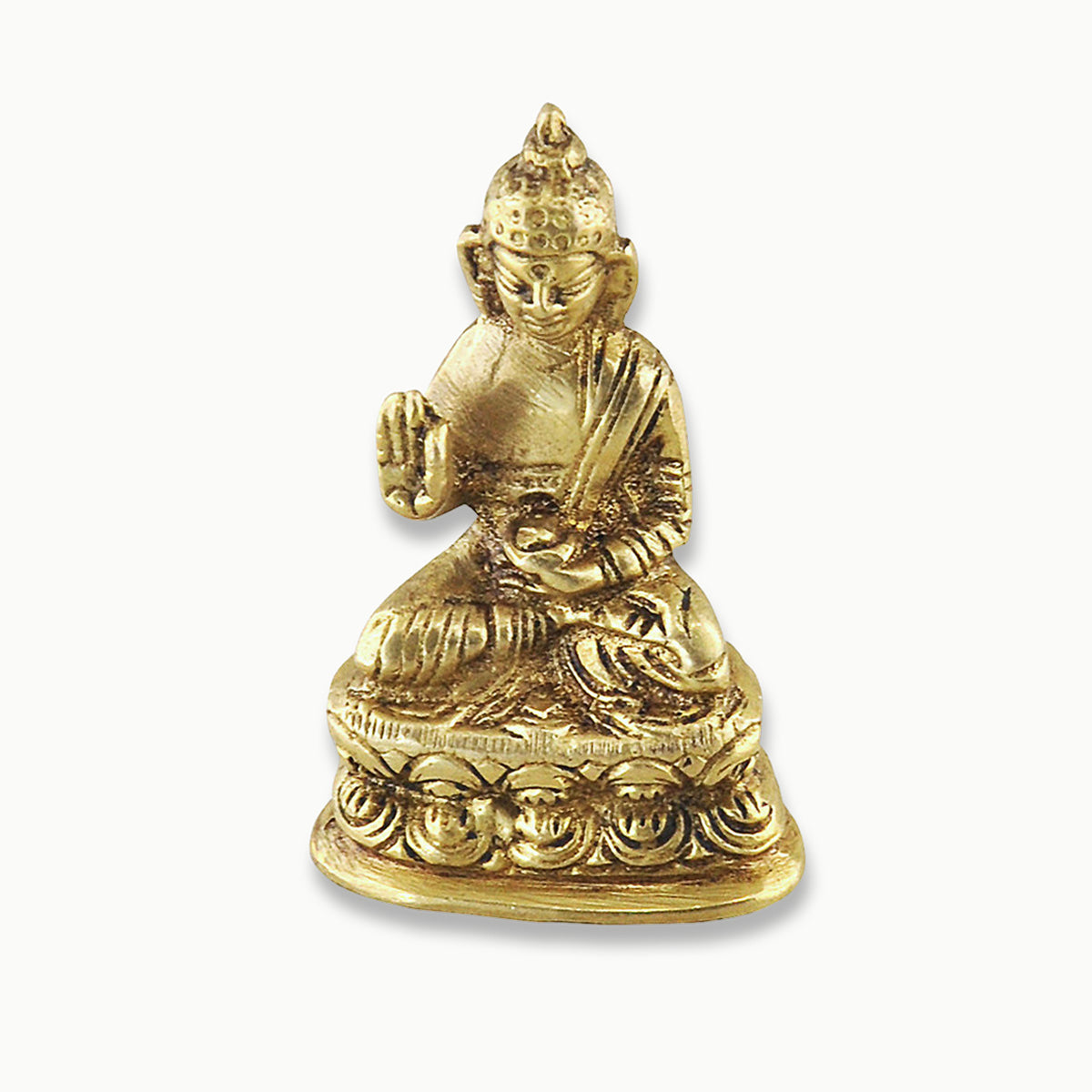 Buy Online Spiritual Gautam Buddha Blessing pose- Brown l Online Products  in India - waahkart.com