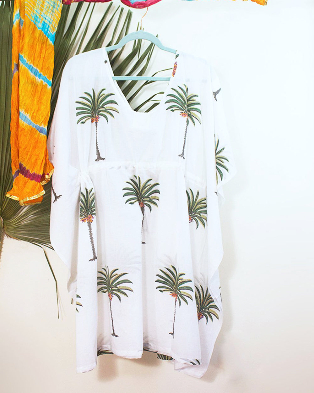 South Beach Organic Cotton Kimono Mini Dress