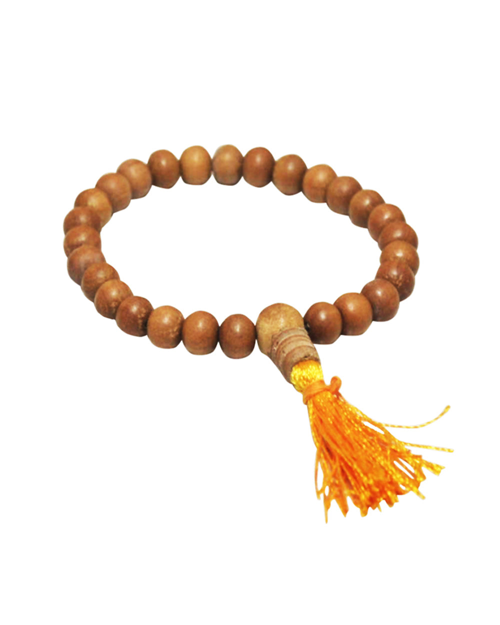 Sivalya Sandalwood Beads Mens Buddhist Meditation Wrist Mala