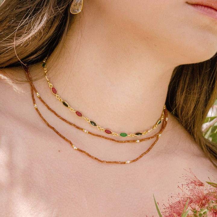 Sivalya Divine Alignment Multi Gemstone Necklace